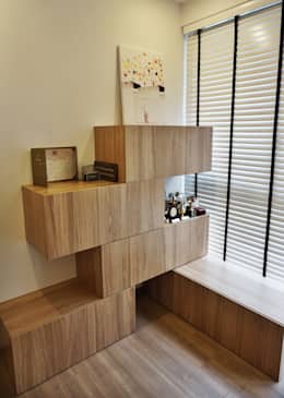 Salas de estar escandinavas por Eightytwo Pte Ltd 