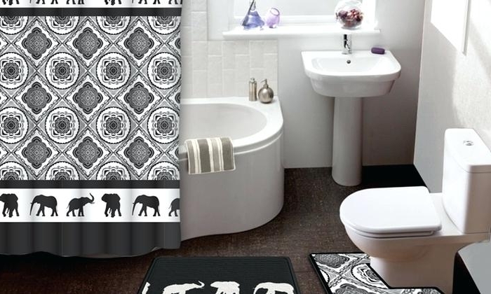 surpreendentes elefante decoração do banheiro Outfitters cortina de chuveiro azul anéis de parede foto é outras partes do elefante decoração do banheiro alvo 