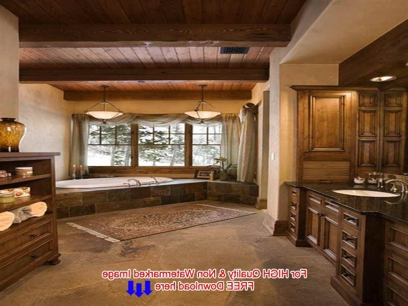 idéias de decoração de casa de banho ocidentais espaçosas decorativas na decoração de casa Design imagem é a seção do país ocidental banheiro decoração 