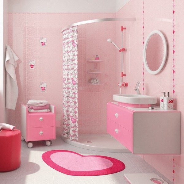 Casas de banho fascinantes Pink Bathroom Decoração Idéias Pink Bathroom Decor fotografia é segmento de decorar um banheiro rosa 